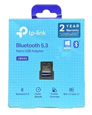 TP-LINK Bluetooth 5.3 Nano USB Adapter Win 11 Devices UB500 - New Open Box