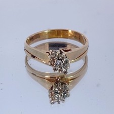 Lady's Diamond Wedding Set 11 Diamonds .27 Carat T.W. 14K Yellow Gol MI1072407 