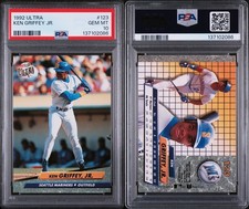 1992 Fleer Ultra 123 Ken Griffey Jr PSA 10 GEM MINT HOF