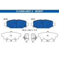 ATE 13.0460-2657.2 Bremsbelagsatz FüR Jeep Wrangler JL