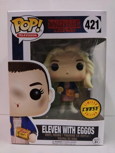 Funko Pop! - Eleven with Eggos (Chase) #421 - Stranger Things Vinyl Figure