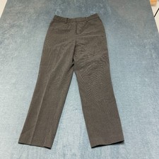 Uniqlo Dress Pants Women Medium 29x27 Brown Houndstooth Stretch Business Classic