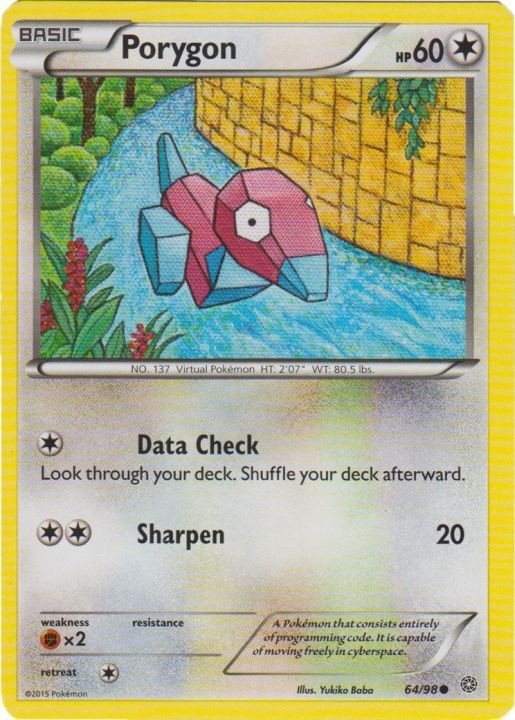 Porygon - 64/98 - Common - Near Mint - Ancient Origins
