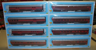 IHC ''Premier Series'' HO C&A ''The Alton Limited'' 8-Car Passenger Set, Sealed/MINT