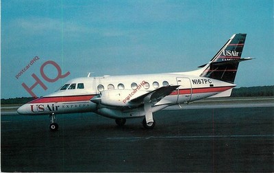 Ansichtskarte -:US AIR EXPRESS JETSTREAM 31 N167PC [MJY]