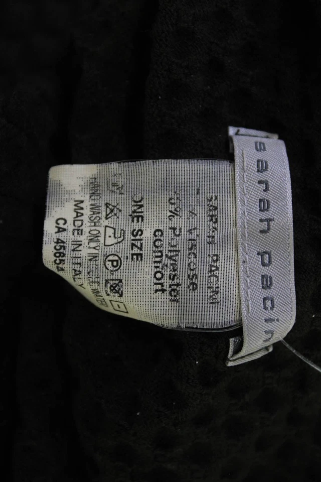 Сара Пачини унисекс пуловер свитер зеленый длинным рукавом армия твердого размера один размер - Изображение 4 из 4