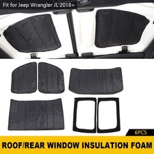 6x Hardtop Roof Rear Window Insulation Accessories Kit For Jeep Wrangler Jl 18