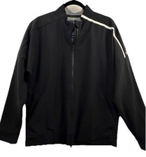 Men's Adidas Z.N.E. Black Full Zip Woven Track Top Jacket Medium