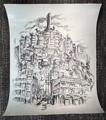 Bruce Xavier Balfour: Artist Print - Coit Tower, SF [22x29 in] (1962)