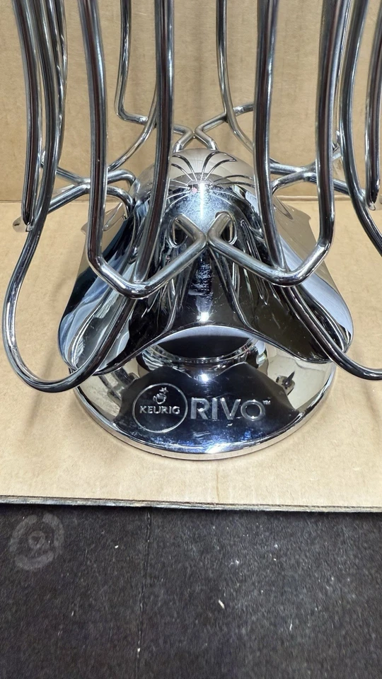 Original Keurig Cuatro Columnas 20 Ranuras Cromado Rivo Pack Carrusel Foto 3 de 4