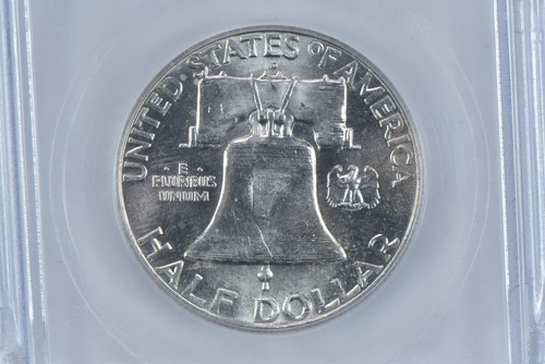 1957-D Franklin Half Dollar MS64 FBL ICG *9828 - Picture 4 of 5