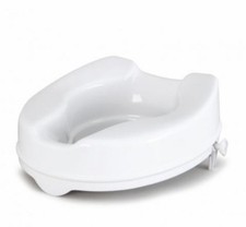 homecraft Savanah Raised Toilet Seat - White 2inchs