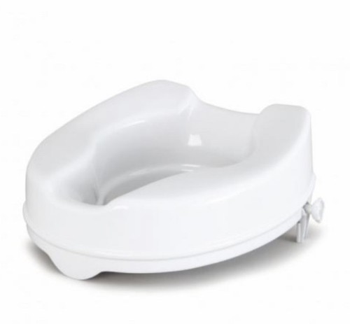 homecraft Savanah Raised Toilet Seat - White 2inchs