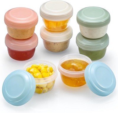 8 Pa 2 oz Salad Dring Container to Go, Small Condiment
