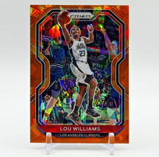 Lou Williams 2020-21 Panini Prizm #151 Orange Ice Prizm Clippers NM