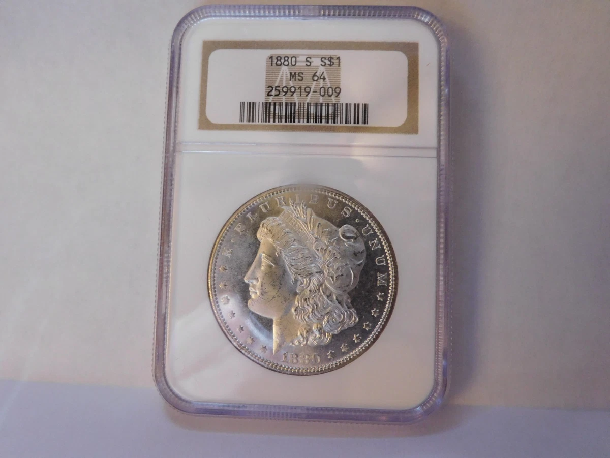 MS 64 Graded 1880 Year Morgan US Dollars (1878-1921) for sale | eBay
