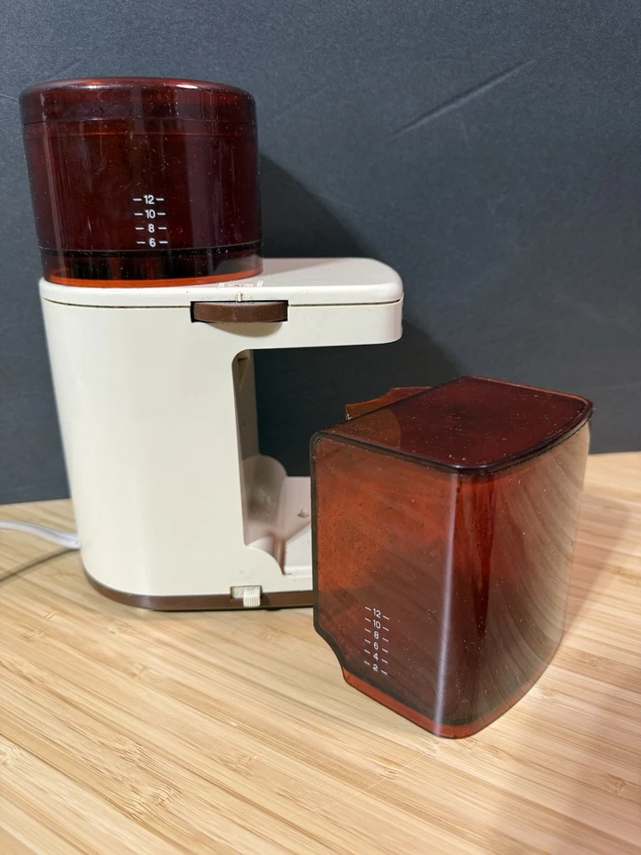 复古 Waring 电动咖啡研磨机 日本制造 工作 红色 完整 — 第 2/4 张图片