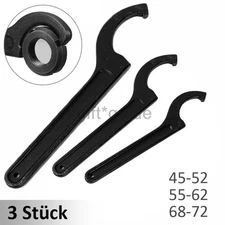 3 Stück Hakenschlüssel HakenSchlüssel verschiedene Größen Schlüssel 45-72mm