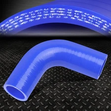 1.25" 3-PLY 90-DEGREE ELBOW TURBO/INTAKE PIPING SILICONE COUPLER HOSE/PIPE BLUE