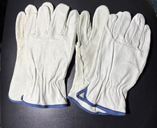 CONDOR 1AD52 Leather Gloves, Beige XL PR PK 4