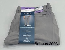 Greg Norman Men's Luxury Microfiber Ultimate 5-Pocket Pants, Gray, Size 30X32