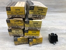New Open Box (8)  Allen Bradley 1495-F1 Normally Open Contacts Series L & K
