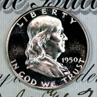* 1950-P ULTRA DCAM * PRISTINE++ GEM BU PROOF FRANKLIN HALF-DOLLAR *