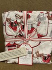 Pottery Barn Kids Heritage Santa Pajama Set NWT Gender Neutral Size 10