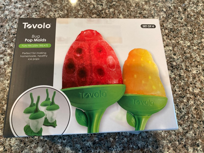 Tovolo Bug Pop Molds Set Of 4 Ladybug Caterpillar Cool Frozen Treats BNIB Green