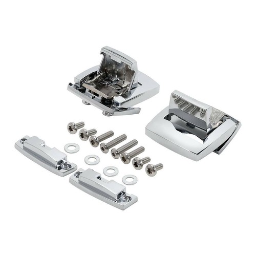 Tour Pack Pak Trunk Latches &Hinges For Harley Road King Glide FLHR FLHX 88-13 - Picture 8 of 17