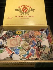 Great Britain/UK Stamps: Various/Assorted Issues; About ¼# Mixture in Cigar Box!