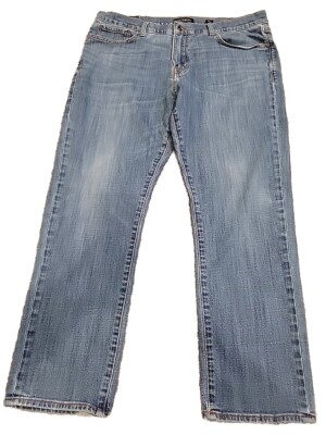 Lucky Brand 410 Athletic Slim Fit Jeans Light Blue Mens 38x30 Strech  Comfort