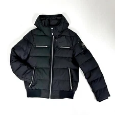 *NEW* Men Moose Knuckles CLOUD BOMBER jacket Black (M32MB005), Sz MD - 2XL 👍