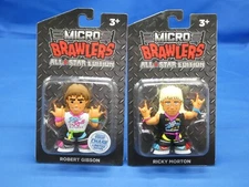 Micro Brawlers Rock Roll Express Ricky Morton Robert Gibson Chase PWC Exclusive