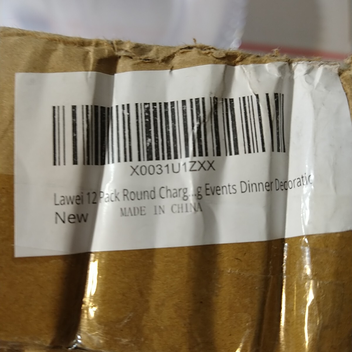 12 Pack Clear Plastic Charger Plates with Bead Rim 13 Inch Plastic Round Serving