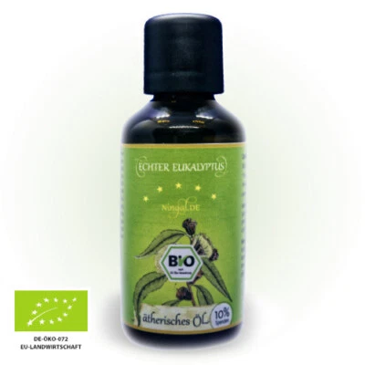 NINGAL.DE NATURWARENHANDEL BIO Eukalyptusöl (100ml) aus Spanien - BIO Zertfifiziert - 100% Naturrein