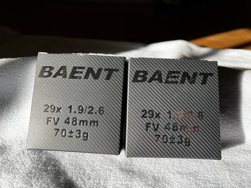 (2 pack) BAENT Ultralight Bicycle TPU Inner Tube 29*1.9/2.6 FV 48mm - Picture 3 of 7