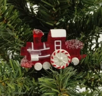 Vintage 1988 Hallmark Merry Miniature Sweet Express Red Engine Train Car Candy