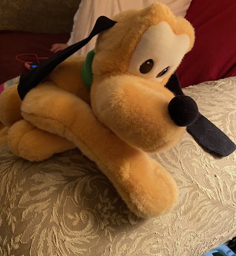 Disney Pluto Plush Toy Authentic - Picture 2 of 4