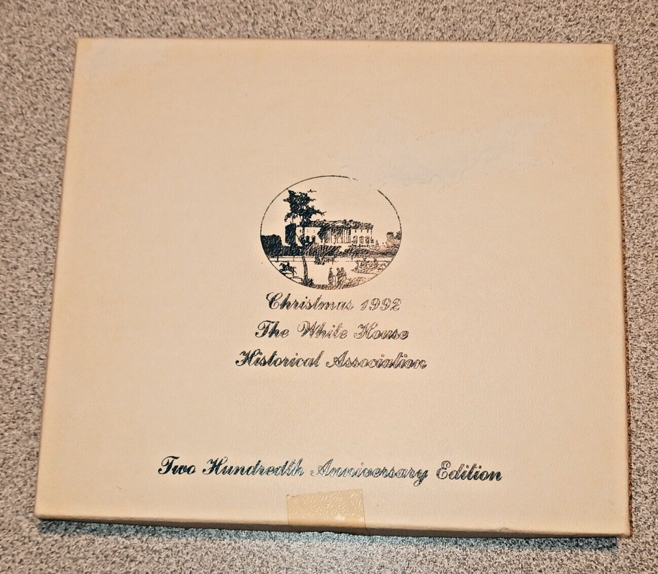 1992 200th Anniversary The White House Historical Association Christmas