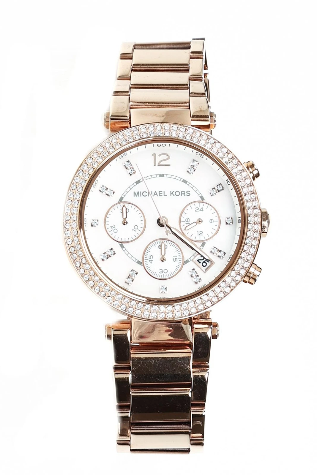 Orologio Michael Kors 259850 Donna Parker Acciaio Inox Oro Rosa
