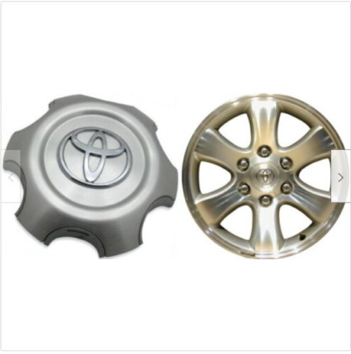 2003-2009 Toyota 4Runner 69430 17x7.5 6 Spoke Aluminum Wheel Center Caps SET - Picture 2 of 2