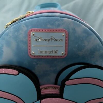 New! Disney Parks Exclusive Loungefly Pink/Blue Eats Mickey
