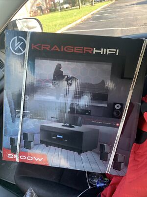 Kraiger HiFi R-N303 COMPLETE 6 PIECE SURROUND SYSTEM BRAND NEW HOME THEATER