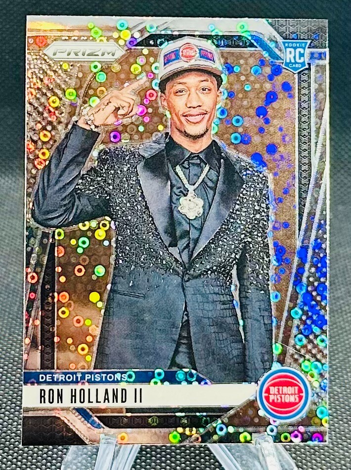 2024-25 Panini Prizm Disco Variation Ron Holland II Detroit Pistons Rc #269 V