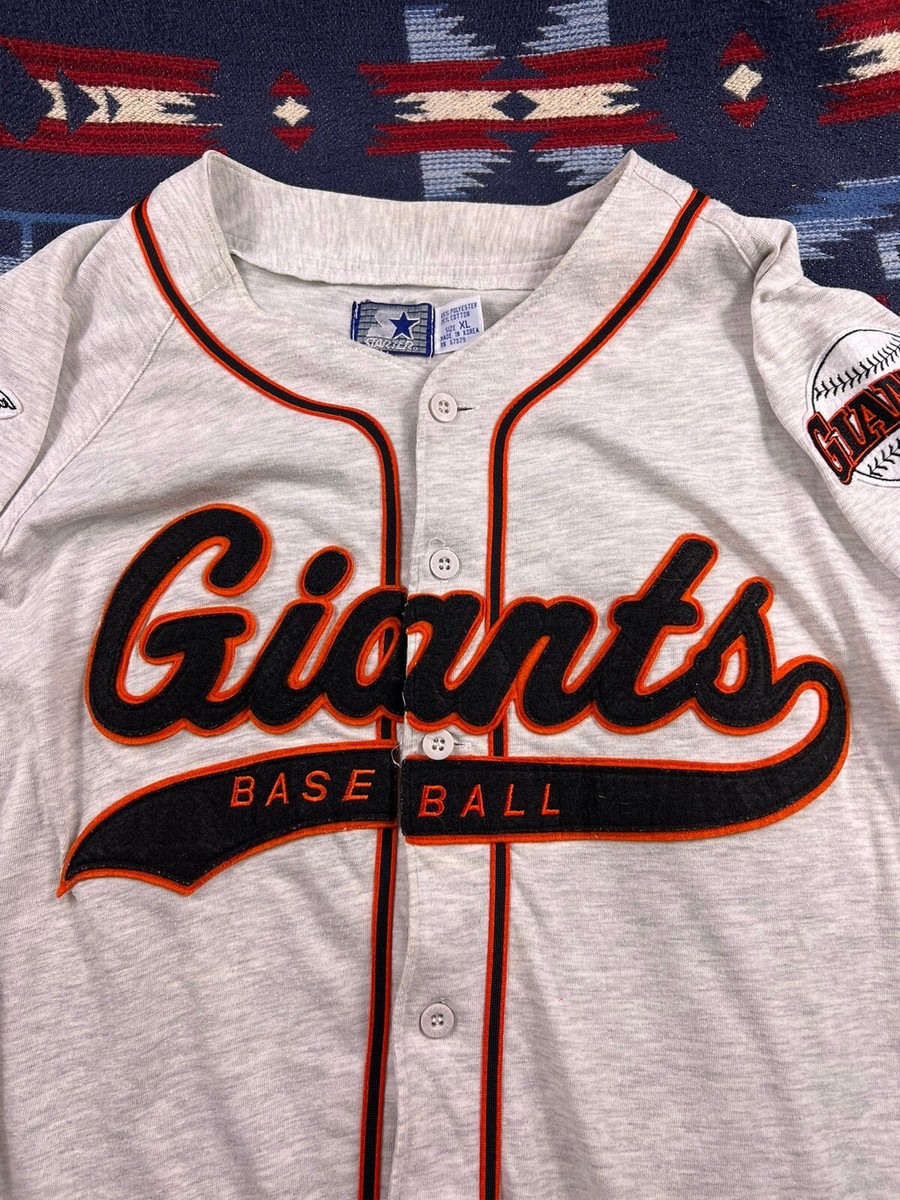 San Francisco Giants Script Logo Vintage 90s Starter Jersey San Francisco Giants Script Logo Vintage 90s Starter Jersey