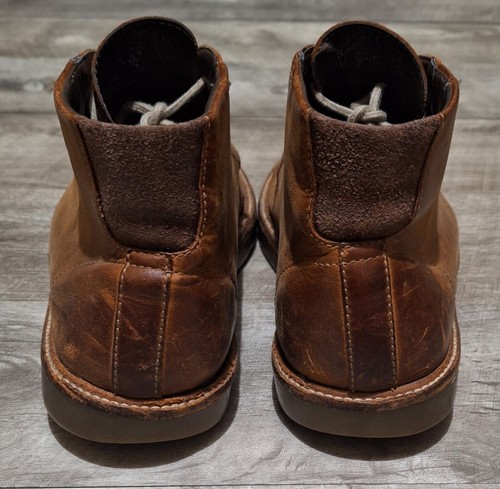 Scarpe Clarks Collection uomo taglia 10M stivali chukka comodi stringati pelle marrone - Foto 5 di 10