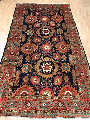 5'2'' x 9'9'' Azerbaijani Oriental Rug - 1950s - Hand Made - 100% Wool