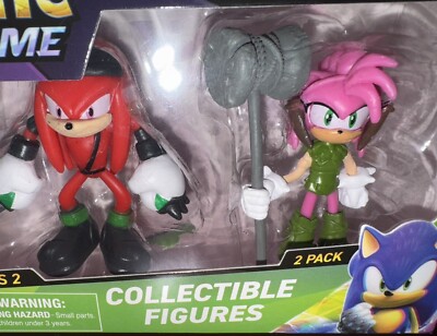 Sonic Prime Series 2 Collectible Figures 2 Pack Knuckles & Amy