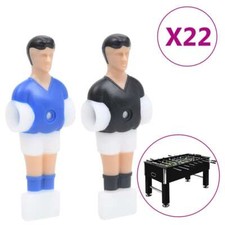 22x Giocatori Calcio Balilla per Asta da 12,7mm Accessori Billiardino vidaXL
